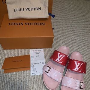 Louis Vuitton Bom Dia flat mule Giant monogram